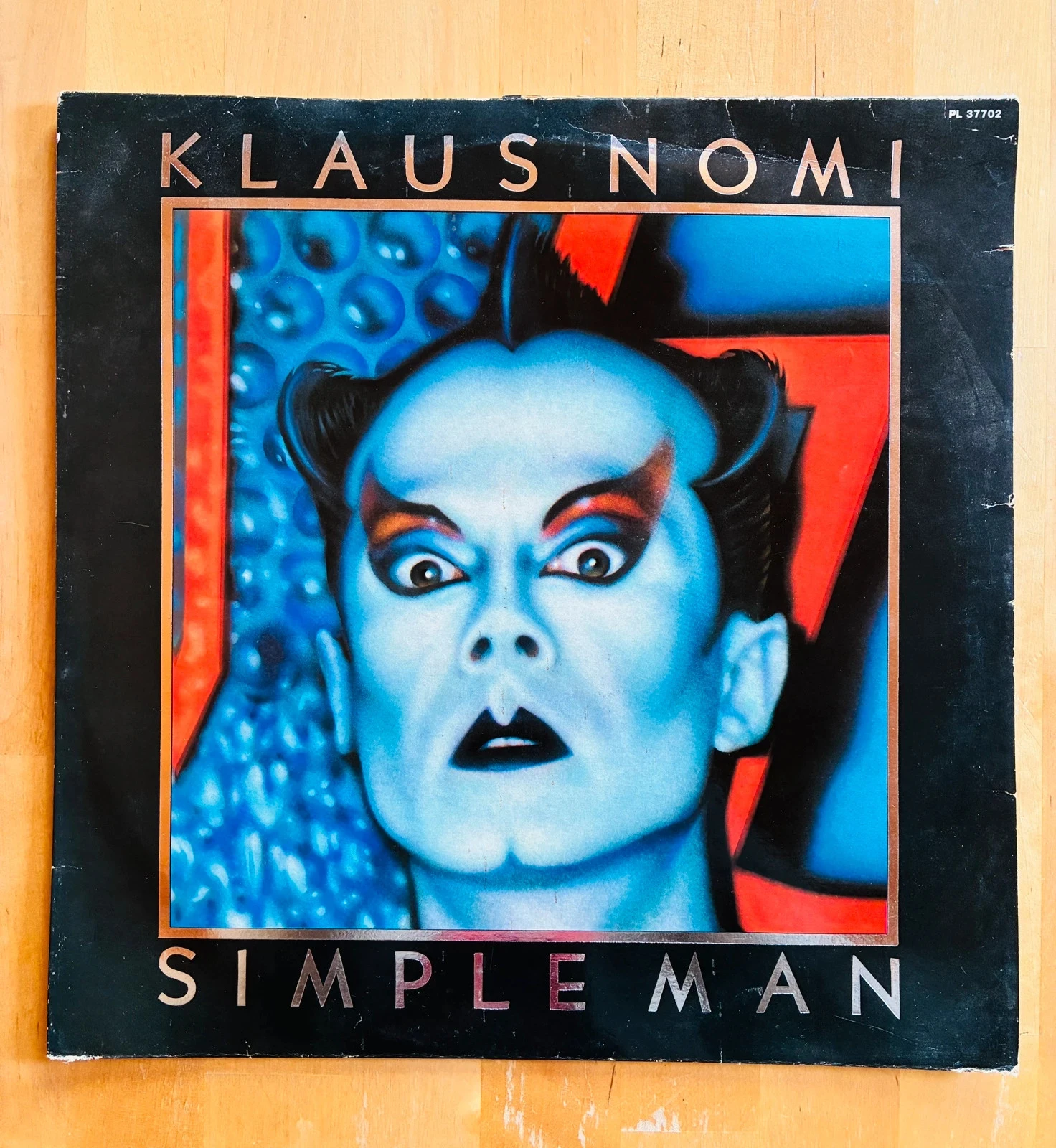 Disque vinyle 33T Klaus Nomi Simple Man.